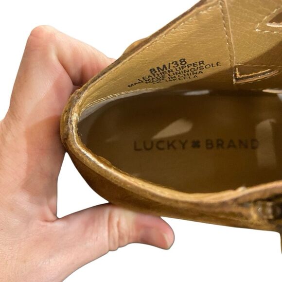 Lucky Brand Jakeela Bootie size 8M leather upper - Picture 2 of 9